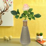 Jute Knotted Handcrafted Ceramic Vase-Brown