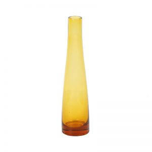 Stylish Transparent Orange Vase