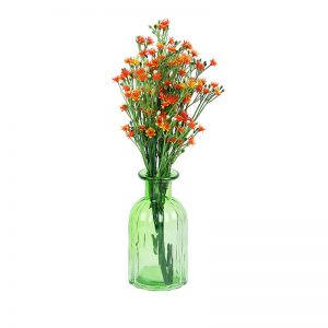 Unique Retro Design Green Transparent Vase