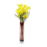 Wine Colored Cylindrical Vase