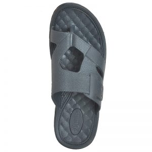 Men's Black Colour Rubber Sandals