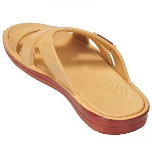 Men's Cream Colour Rubber Sandals