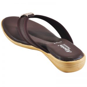 Women's Brown Colour Synthetic Leather Sandals