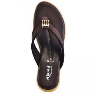 Women's Brown Colour Synthetic Leather Sandals