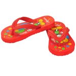 Kid's Red Colour EVA Flip Flops