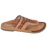 Men's Black Colour Synthetic Leather Kolhapuri Chappals