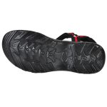 Men's Black Colour PU Sandals