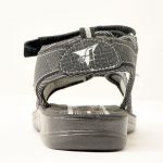 Kid's Grey Colour Synthetic Leather Sandals