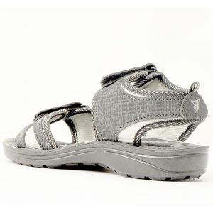 Men's Grey Colour Synthetic Sandals