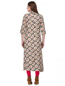 Multi Color Reyon Print Kurti