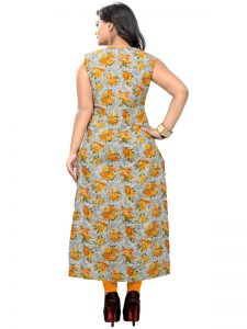 Multi Color Cotton Print Kurti