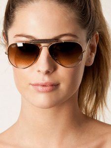 Golden And Brown Color Sunglasses