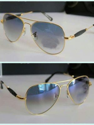 Golden And Black Color Sunglasses