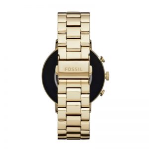 Fossil Q Venture Hr Digital Gold Dial Women'S Watch-Ftw6012