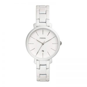 Fossil Analog White Dial Women'S Watch - Es4397