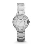 Fossil Virginia Analog Silver Dial Women'S Watch - Es3282