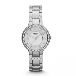 Fossil Virginia Analog Silver Dial Women'S Watch - Es3282