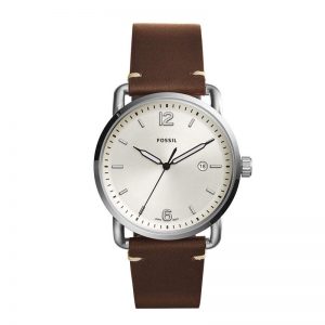 Fossil Analog Silver Dial Men'S Watch - Fs5275
