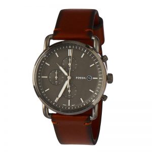 Fossil The Commuter Analog Grey Dial Men'S Watch-Fs5523