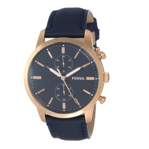 Fossil Analog Blue Dial Men'S Watch - Fs5436