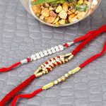 Diamond Designer Rakhi Set