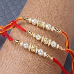 Trio Pearl Rakhi for Brother