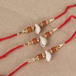 Set of Three Kodi Rakhi for Bhai