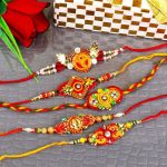 5 Artistic Rakhi Combo