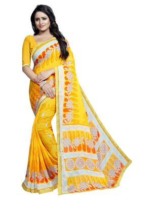 Avanti 04 Printed Georgette Sarees With Blouse