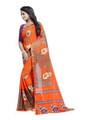 Avanti 16 Printed Georgette Sarees With Blouse