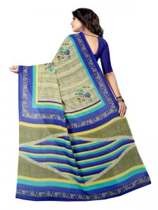 Kimaya 21 Printed Georgette Sarees With Blouse