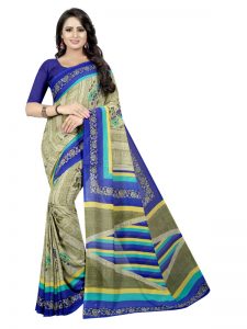 Kimaya 21 Printed Georgette Sarees With Blouse