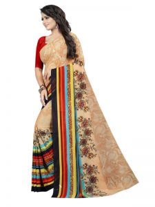 Kimaya 23 Printed Georgette Sarees With Blouse