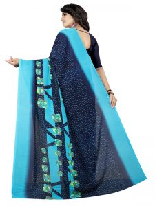 Kimaya 31 Printed Georgette Sarees With Blouse