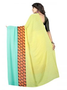 Kimaya 36 Printed Georgette Sarees With Blouse