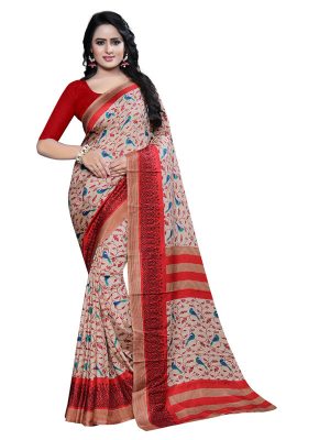 Parrot Flower Maalgudi Sarees With Blouse