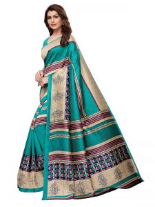 Myra Printed Mysore Art Silk Kanjivaram Sarees With Blouse