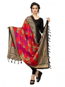 Black Khadi Dupatta