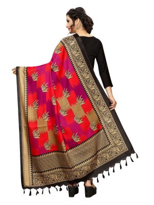 Black Khadi Dupatta