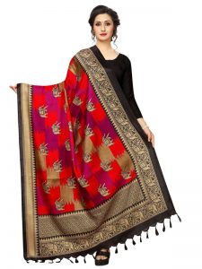 Black Khadi Dupatta