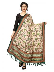 Green Khadi Dupatta