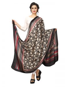 Black Khadi Dupatta