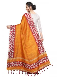 Mustard Khadi Dupatta