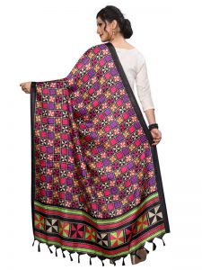 Black Khadi Dupatta