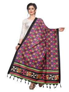 Black Khadi Dupatta