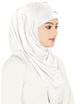 Womens Abaya White Color Casual Wear