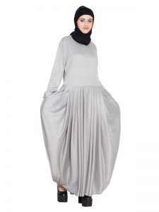Womens Abaya Grey Color Attractive