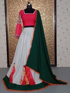 Buy New Panihari Green Digital Print Lehenga Choli