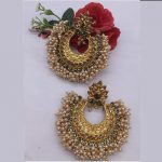 Designer Green Colour Alloy And Copper Latest Earrings for women