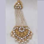 Designer Gold Colour Alloy Latest Matha Patti for women